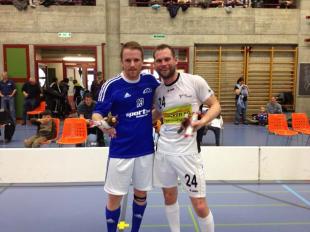 Bestplayer Fabio Mutti (Mümliswil) und Lukas Leimbacher (Gossau).