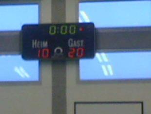 Die fotografisch festgehaltene Blamage der Berner Hurricanes.