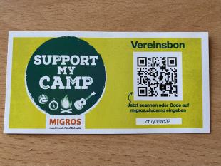 Vereinsbons sammeln für das Sommercamp!